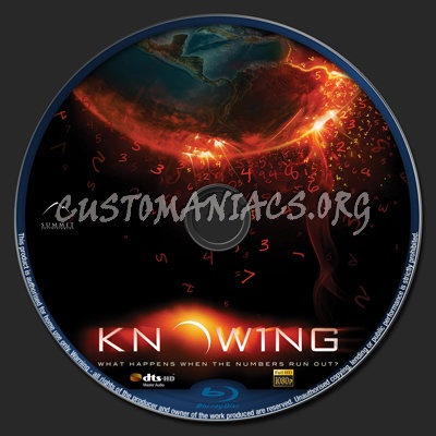 Knowing blu-ray label - DVD Covers & Labels by Customaniacs, id: 78580 ...