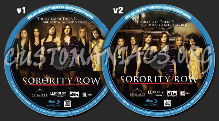 Sorority Row blu-ray label