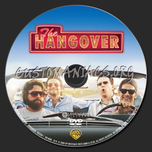 The Hangover dvd label