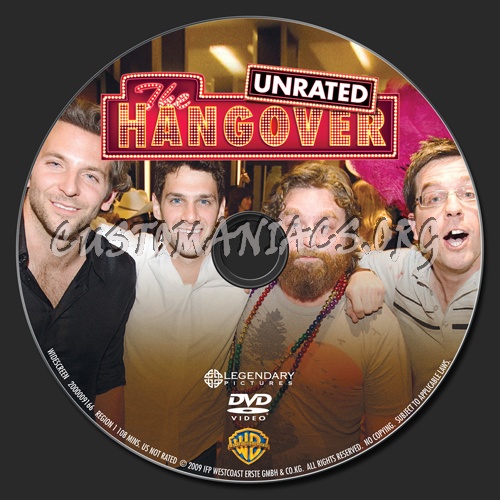 The Hangover dvd label