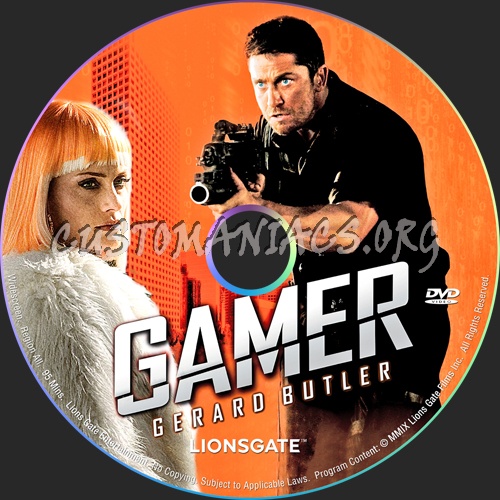 Gamer dvd label