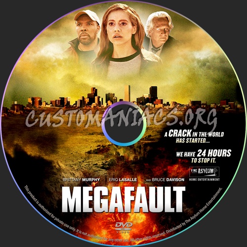 Megafault dvd label