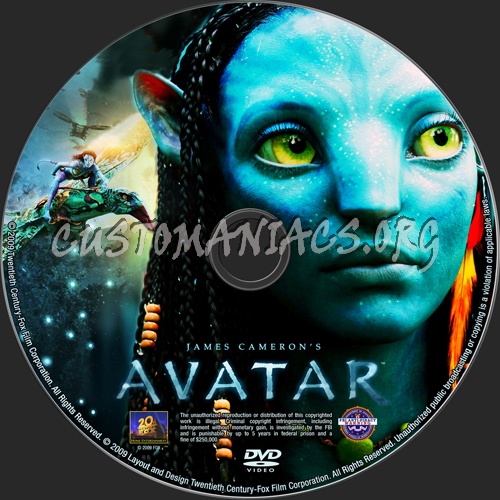 Avatar dvd label