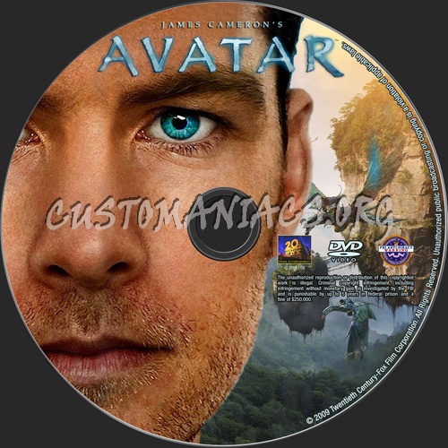 Avatar dvd label