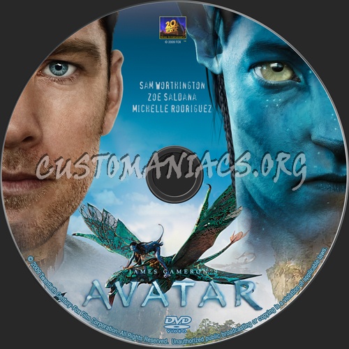 Avatar dvd label