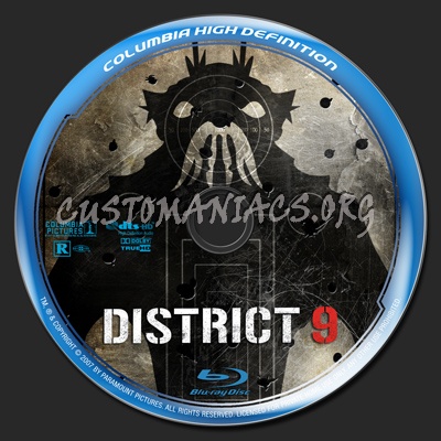 District 9 blu-ray label