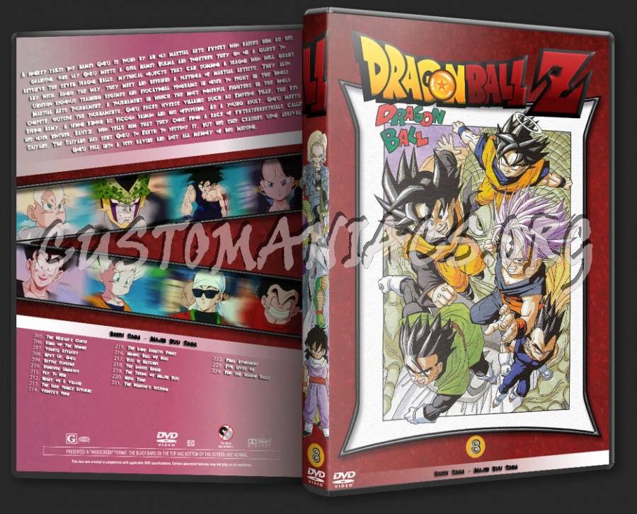 Dragon Ball Z dvd cover