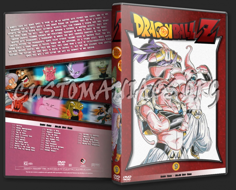 Dragon Ball Z dvd cover