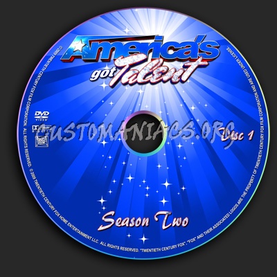 America's Got Talent - Season 2 dvd label