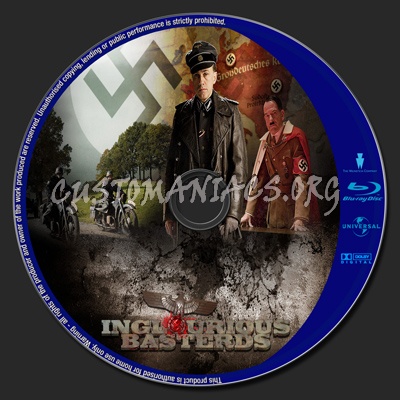 Inglourious Basterds blu-ray label