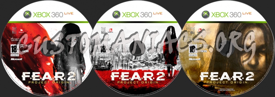 F. E. A. R. 2 Project Origin dvd label