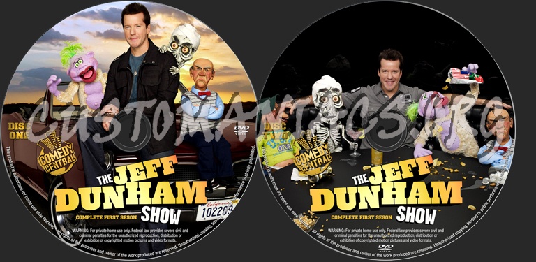 The Jeff Dunham Show dvd label