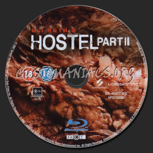 Hostel Part II blu-ray label