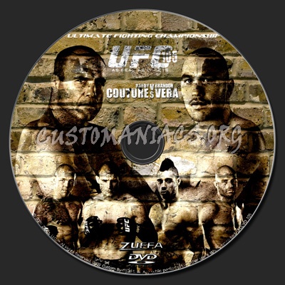 UFC 105 Couture vs Vera dvd label