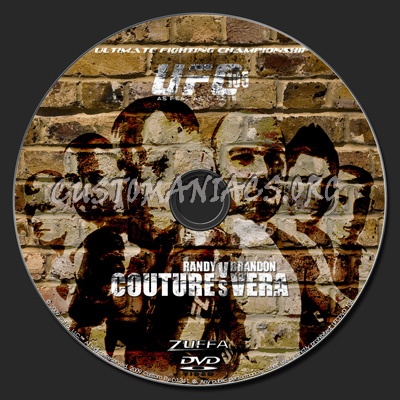 UFC 105 Couture vs Vera dvd label