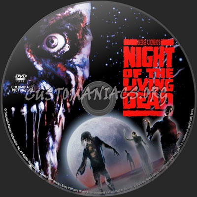 Night Of The Living Dead (1990) dvd label