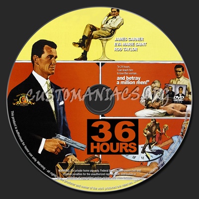 36 Hours dvd label