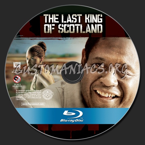 The Last King of Scotland blu-ray label