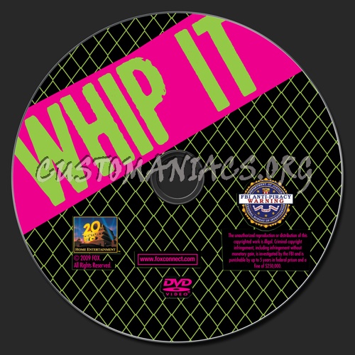 Whip It dvd label