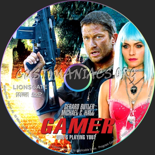 Gamer dvd label