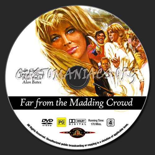 Far From The Madding Crowd dvd label