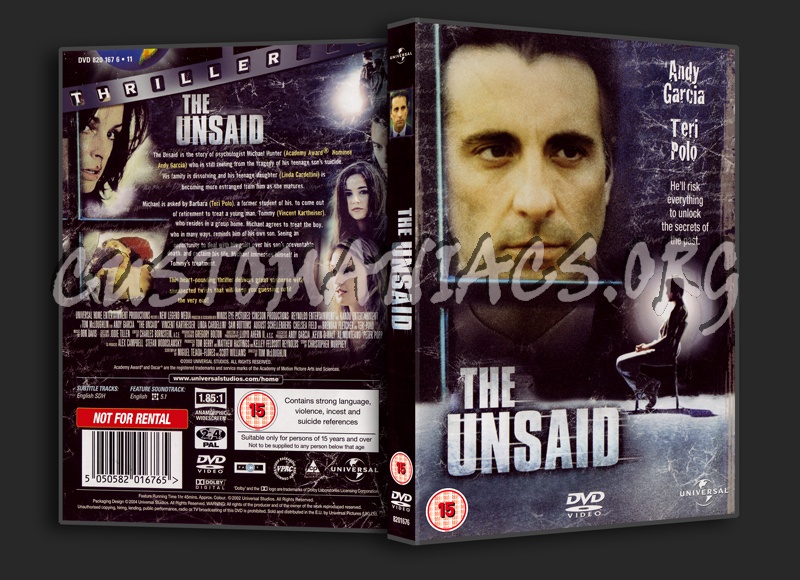 The Unsaid dvd cover