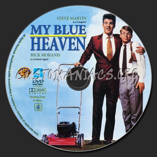 My Blue Heaven dvd label