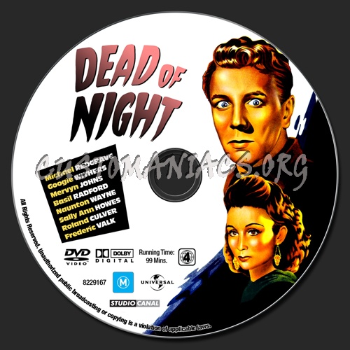 Dead Of Night dvd label