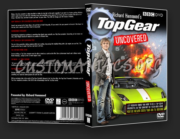 Top Gear - Uncovered dvd cover
