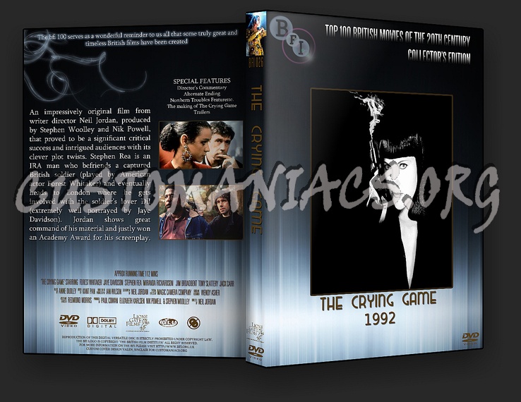 The Crying Game - The BFI Collection dvd cover