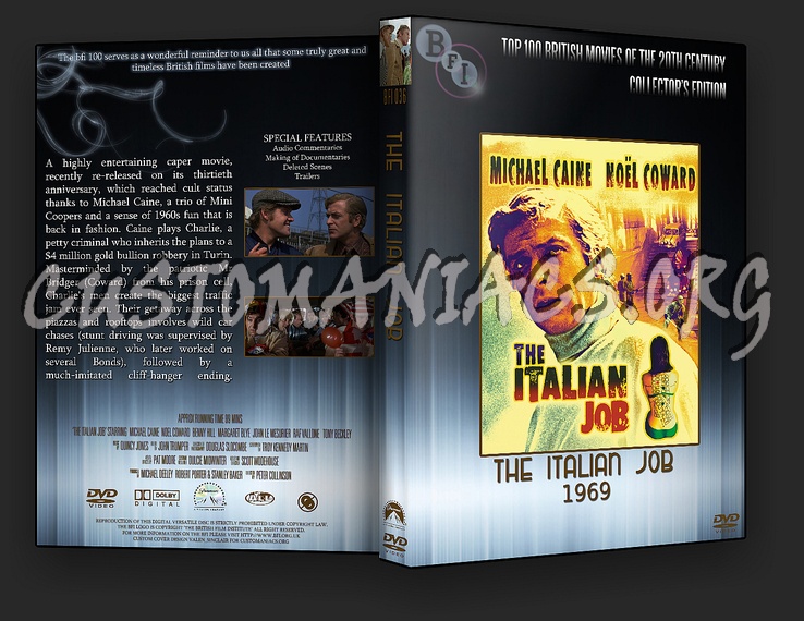 The Italian Job - The BFI Collection dvd cover