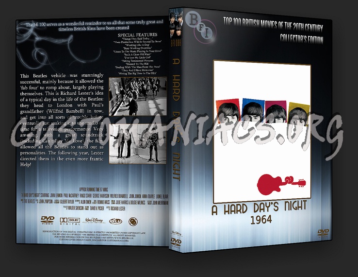 A Hard Day's Night - The BFI Collection dvd cover