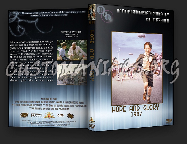 Hope And Glory - The BFI Collection dvd cover