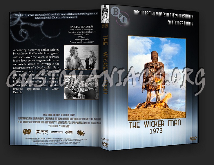 The Wicker Man (1973) - The BFI Collection dvd cover