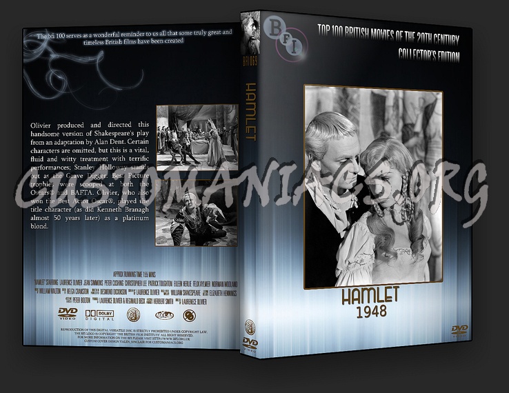 Hamlet (1948) - The BFI Collection dvd cover