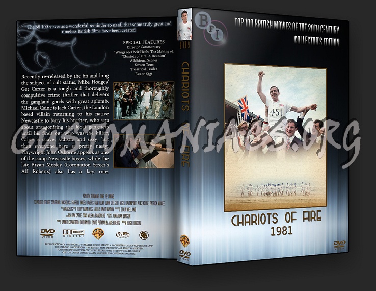 Chariots of Fire - The BFI Collection dvd cover