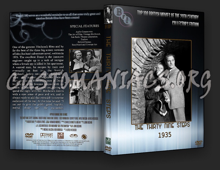 The Thirty Nine Steps - The BFI Collection dvd cover