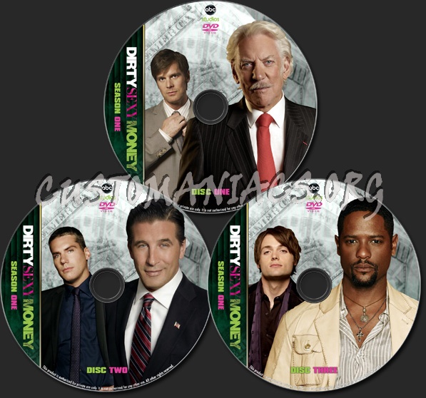 Dirty Sexy Money -Season One - TV Collection dvd label