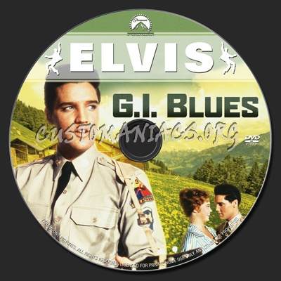 G. I. Blues dvd label