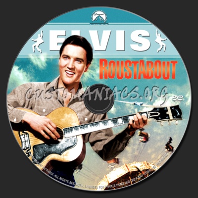 Roustabout dvd label