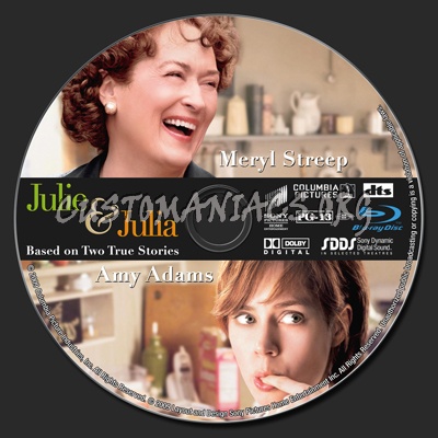 Julie & Julia blu-ray label
