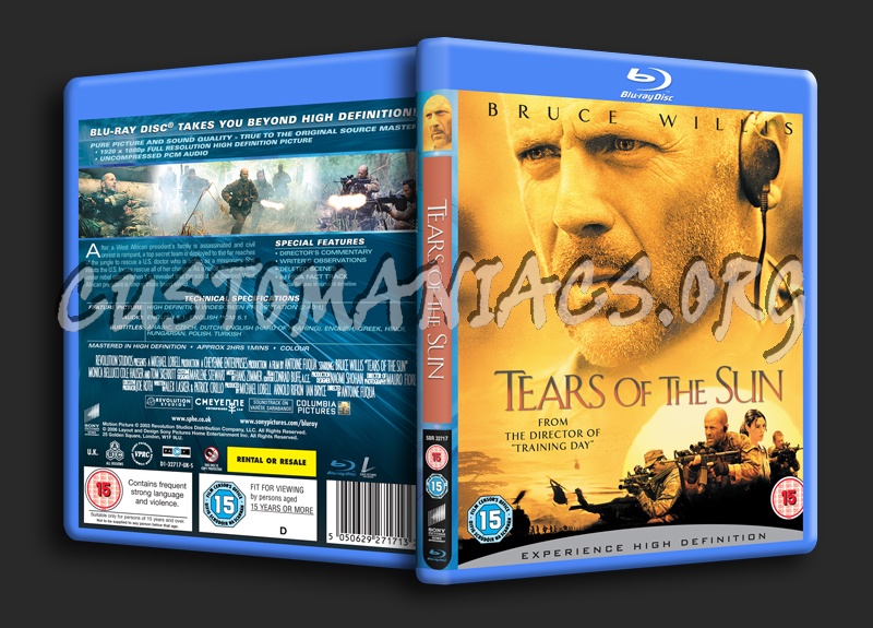 Tears of the Sun blu-ray cover