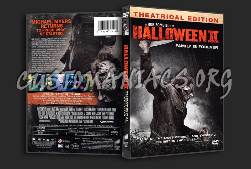 Halloween 2 dvd cover