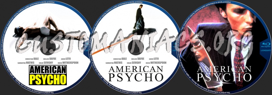 American Psycho blu-ray label