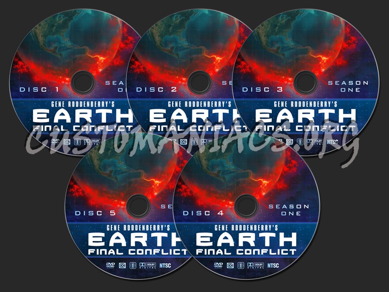 Earth Final Conflict Season 1 dvd label