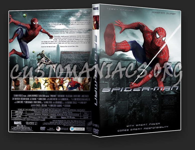 Spider-Man dvd cover