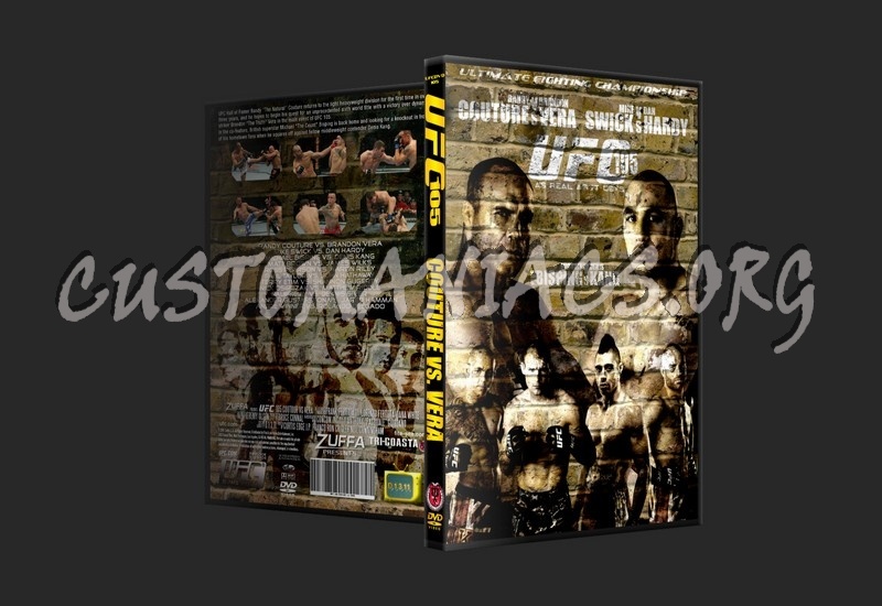 UFC 105 Couture vs Vera dvd cover