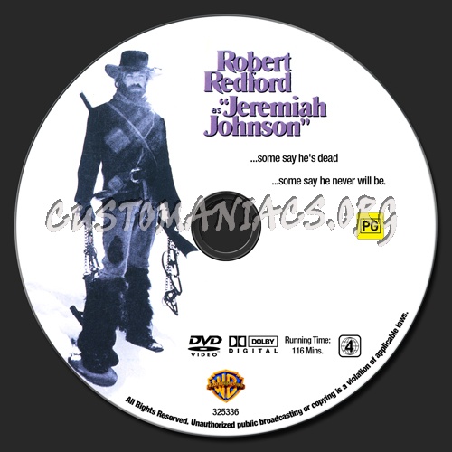 Jeremiah Johnson dvd label