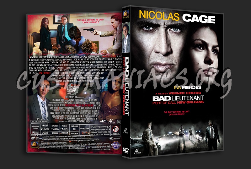 Bad Lieutenant: Port of Call New Orleans dvd cover