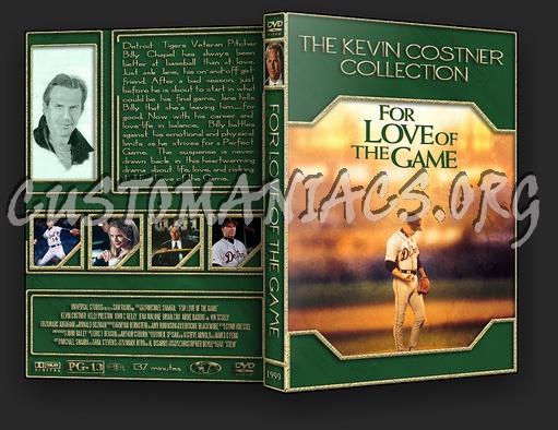 For Love Of The Game dvd cover
